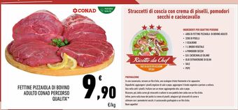 Conad Fettine pizzaiola di bovino adulto conad percorso qualità offerta