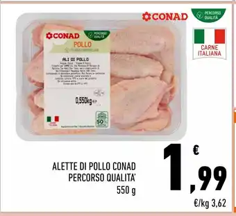 Conad Alette di pollo conad percorso qualità offerta