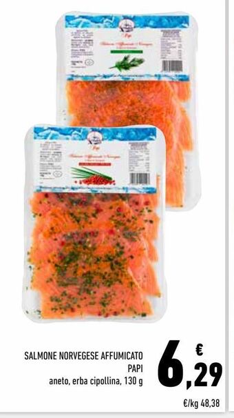 Conad Salmone norvegese affumicato papi offerta