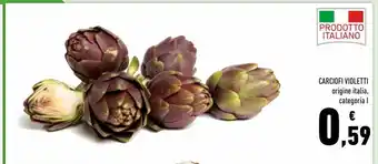 Conad Carciofi violetti offerta
