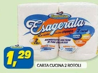 Risparmio Casa Rotoli di carta offerta