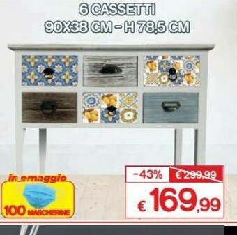 Satur Cassettiere offerta