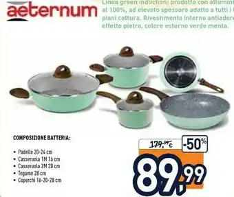 Unieuro Aeternum Composizione Batteria offerta