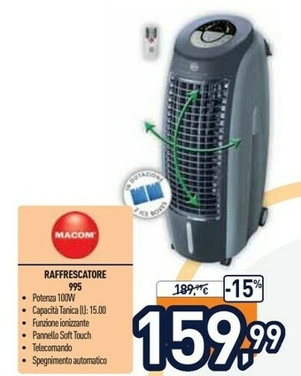 Unieuro Macom Raffrescatore 995 offerta