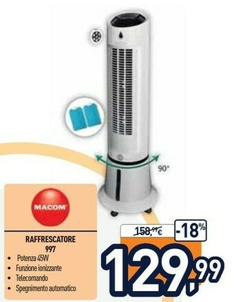 Unieuro Macom Raffrescatore 997 offerta