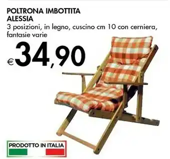Bennet Alessia Poltrona Imbottita offerta