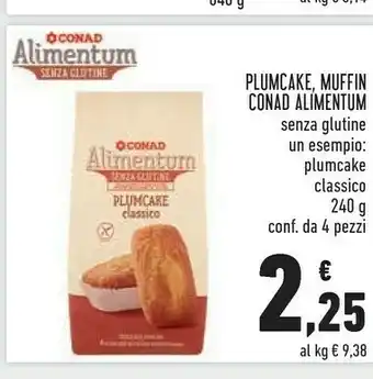 Conad Plumcake Muffin offerta