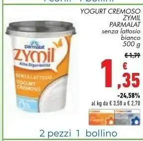 Conad Yogurt Cremoso Zymil offerta