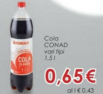 Conad Conad - Premium Cola 1500 G(ml) offerta