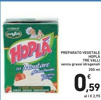 Conad Trevalli Preparato Vegetale Hopla offerta