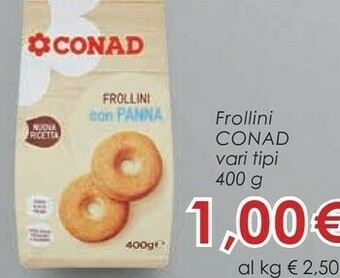 Conad Superstore Conad - Frollini Con Panna offerta