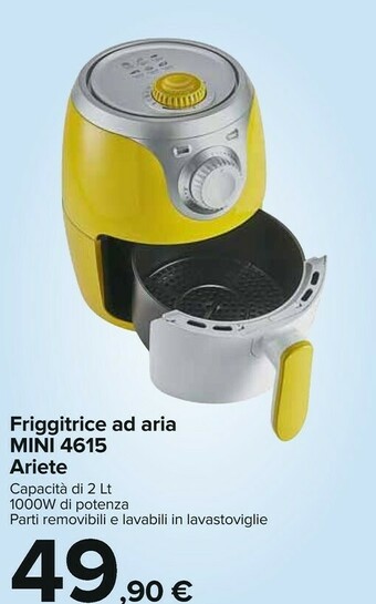 Carrefour Ariete Friggitrice Ad Aria Mini 4615 offerta