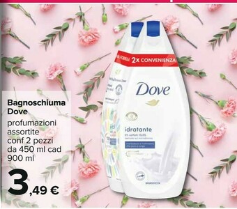 Carrefour Dove Bagnoschiuma offerta