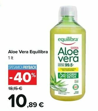 Carrefour Equilibra Aloe Vera offerta