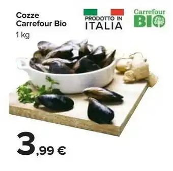 Carrefour Carrefour Cozze Bio offerta