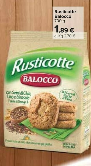 Carrefour Balocco Rusticotte offerta
