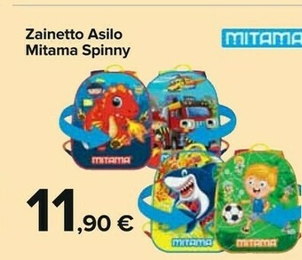 Carrefour Mitama Zainetto Asilo Spinny offerta