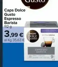 Carrefour Nescafé Caps Dolce Gusto Espresso Barista offerta