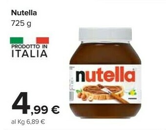 Carrefour Ferrero Nutella offerta