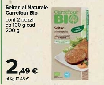 Carrefour Carrefour - Seitan Al Naturale Bio offerta