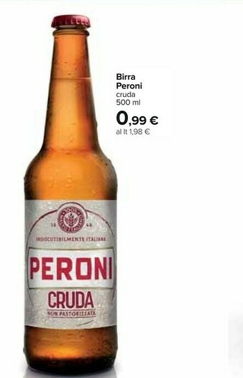 Carrefour Peroni Birra Cruda offerta