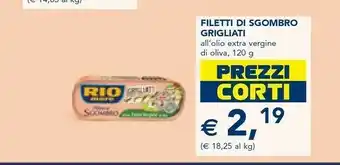 Rio Mare Filetti Di Sgombro Grigliati All'Olio Extravergine D'Oliva 120 G(ml)