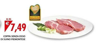 Mercatò Coppa Senza Osso Di Suino Piemontese offerta