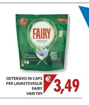 Mercatò Fairy Detersivo In Caps Per Lavastoviglie offerta