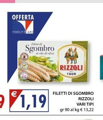 Rizzoli Filetti Di Sgombro