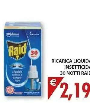 Raid Ricarica Liquida Inseticida