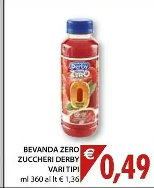 Derby Bevanda Senza Zuccheri Aggiunti
