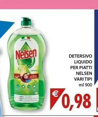 Mercatò Nelsen Detersivo Liquido Per Piatti Limone offerta