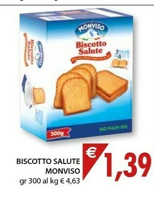 Mercatò Monviso Biscotto Salute offerta