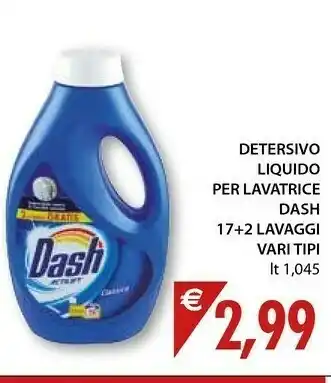 Mercatò Dash Detersivo Liquido Per Lavatrice offerta