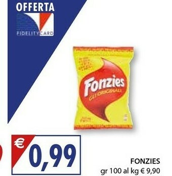 Mercatò Mondelez Fonzies Gli Originali offerta