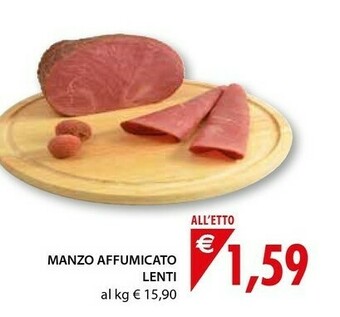 Mercatò Lenti Manzo Affumicato offerta