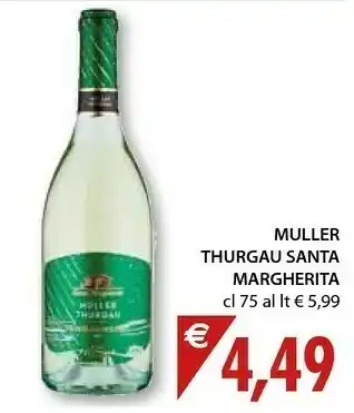 Mercatò Muller Thurgau Santa Margherita offerta