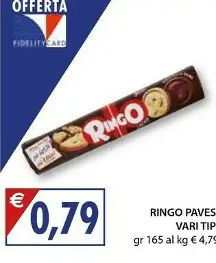 Mercatò Pavesi Ringo Cacao 165 G(ml) offerta