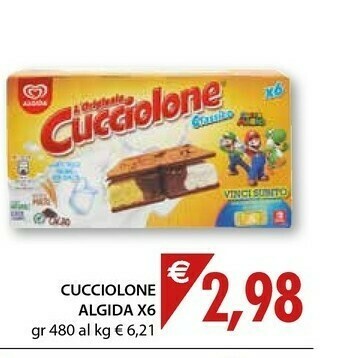 Algida L'Originale Cucciolone Classico 480 G(ml)