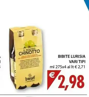 Mercatò Lurisia La Nostra Acqua Tonica 275 G(ml) offerta