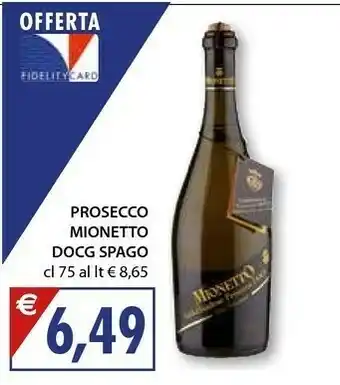 Mionetto Spago Prosecco DOCg