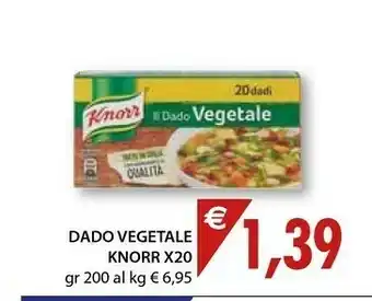 Mercatò Knorr Dado Vegetale 200 G(ml) offerta