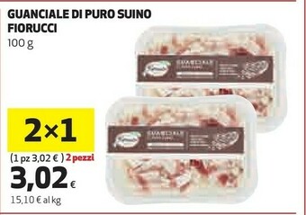 Coop Fiorucci Guanciale Di Puro Suino offerta