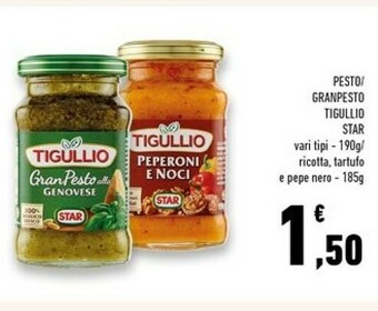 Conad Superstore Star Star - GranPesto alla Genovese Tigullio 190 g(ml) offerta