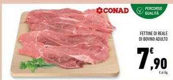 Conad Superstore Conad Fettine Di Reale Di Bovino Adulto offerta