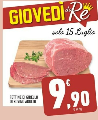 Conad Superstore Fettine Di Girello Di Bovino Adulto offerta