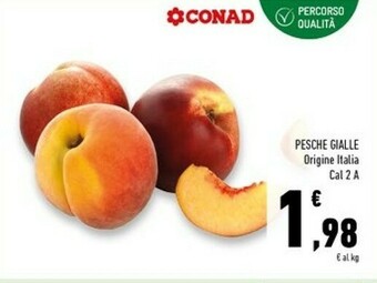 Conad Superstore Pesche Gialle offerta