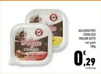 Conad Superstore Miglior Gatto Delizioso Pate Sterilized offerta