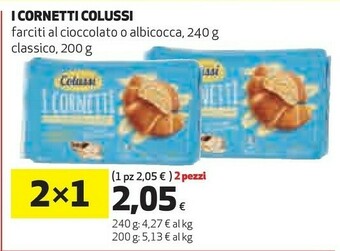 Coop Colussi I Cornetti Farciti Al Cioccolato offerta
