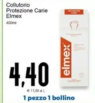Conad Superstore Elmex Collutorio Protezione Carie 400 Ml offerta